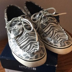 Sperry Top-Sider Bahama Black/White Multi